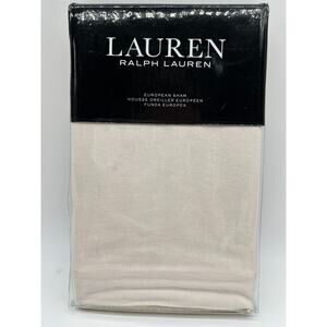 Lauren Ralph Lauren Estella Paisley One Euro Sham Classic Cream $170 NWT🛒